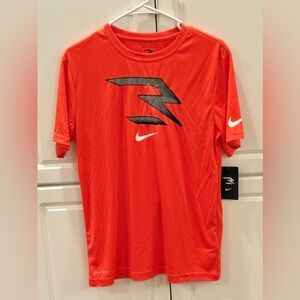 NEW WITH TAGS~NIKE~Boys Orange Dri-Fit T-shirt~Youth XL~13-15 Years ~SKU116